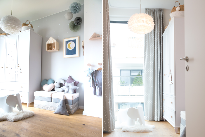 Kinderzimmer mit Vorhängen & Kuscheltextilien gestalten