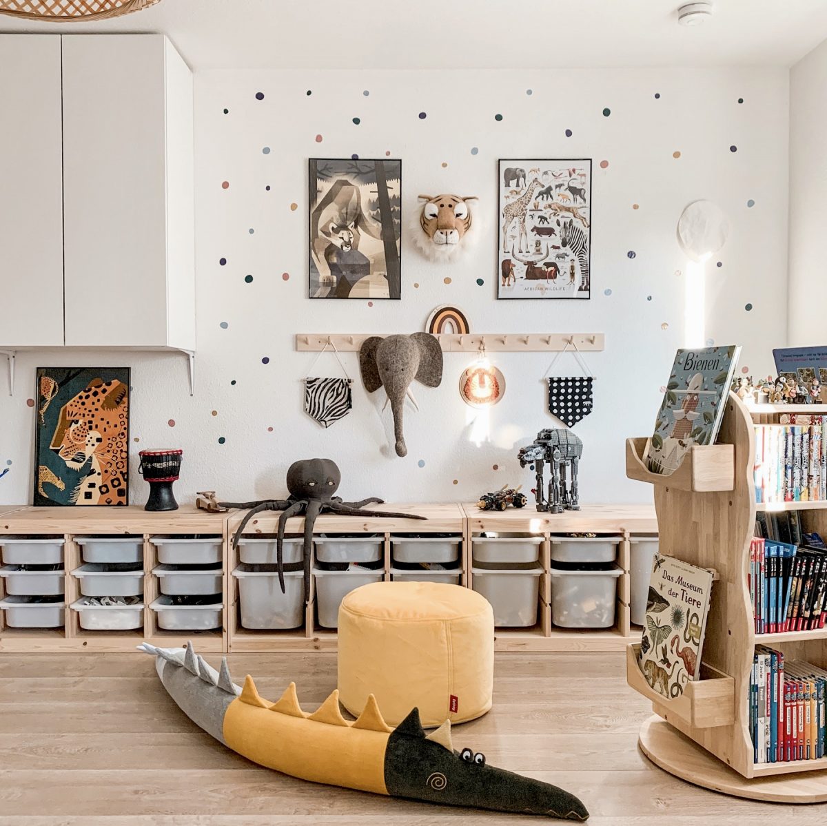 Fantasyroom Blog: Die schönsten Instagram Kinderzimmer - Spielzimmer mit Stauraum