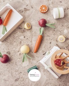 Kinderspielzeug Obst & Gemüse aus Holz von Kids Concept